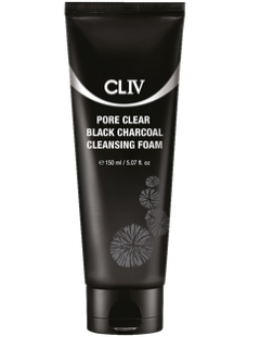 CLIV -   Cliv Pore Clear oczyszczająca pianka do twarzy z węglem aktywnym, 150 ml