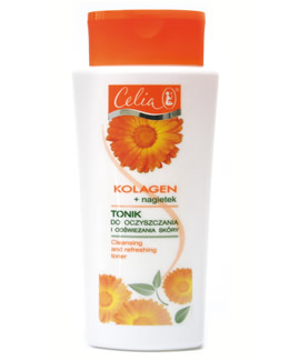 Dax Cosmetics -  Dax Cosmetics Celia Tonik do oczyszczania i odświeżania skóry 'Kolagen + nagietek'