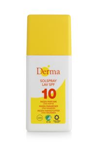 Derma  -  Spray przeciwsłoneczny SPF10 – niska ochrona