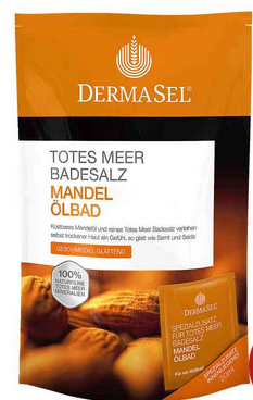 Dermasel -  Dermasel sól do kąpieli z Morza Martwego z olejkiem migdałowym