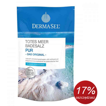 Dermasel -  Dermasel czysta sól do kąpieli z Morza Martwego 