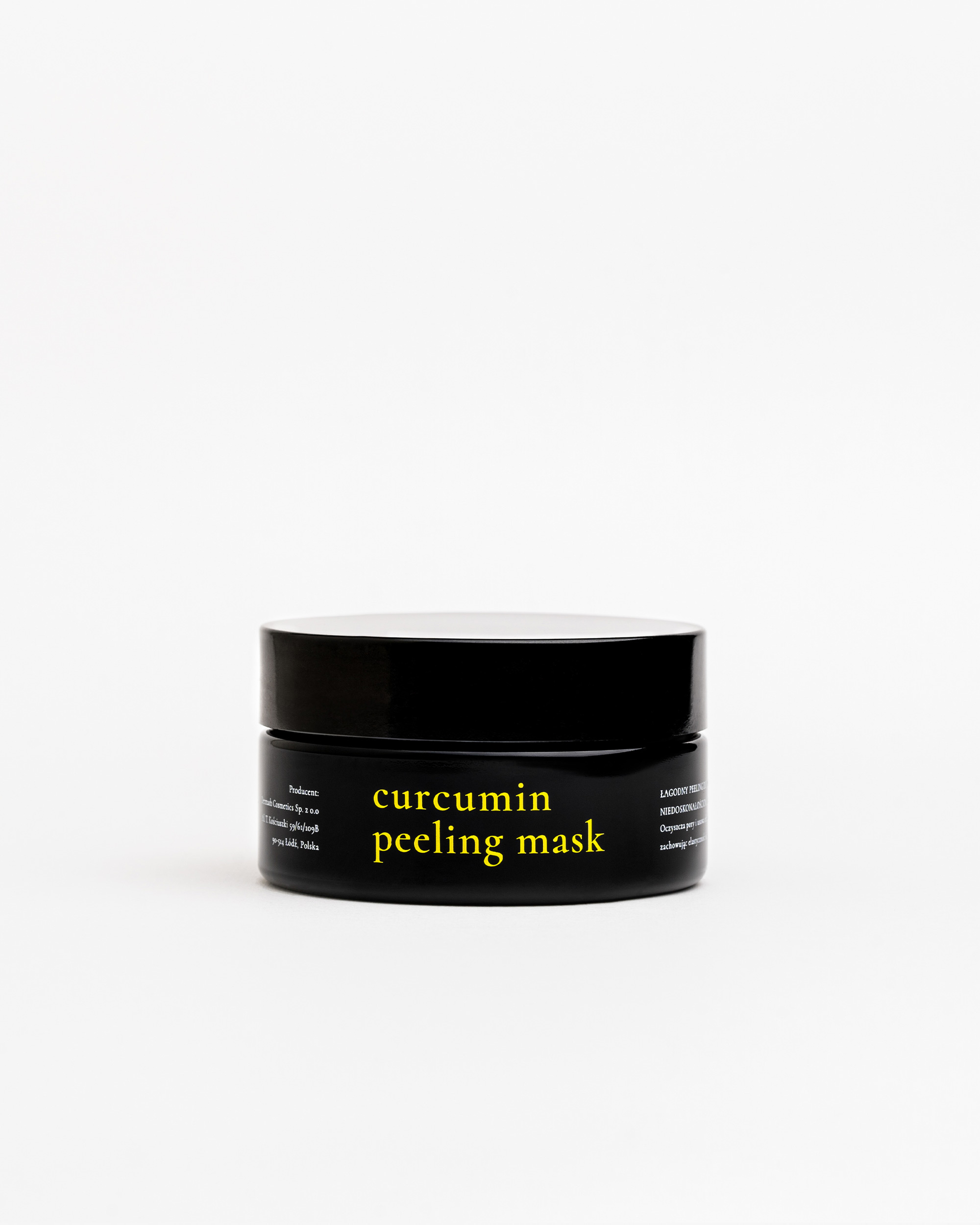 Dermash Cosmetics -  Dermash Łagodny peeling do twarzy przeciw niedoskonałościom z kurkuminą