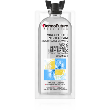 DERMOFUTURE -   Dermofuture Vita-C Perfect odżywczo-rozjaśniający krem do twarzy na noc
