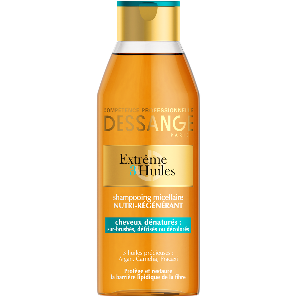 Dessange Professional Hair Luxury -   Dessange Professional Hair Luxury Extreme 3 Huiles silnie regenerujący szampon do włosów z 3 olejami, 250 ml