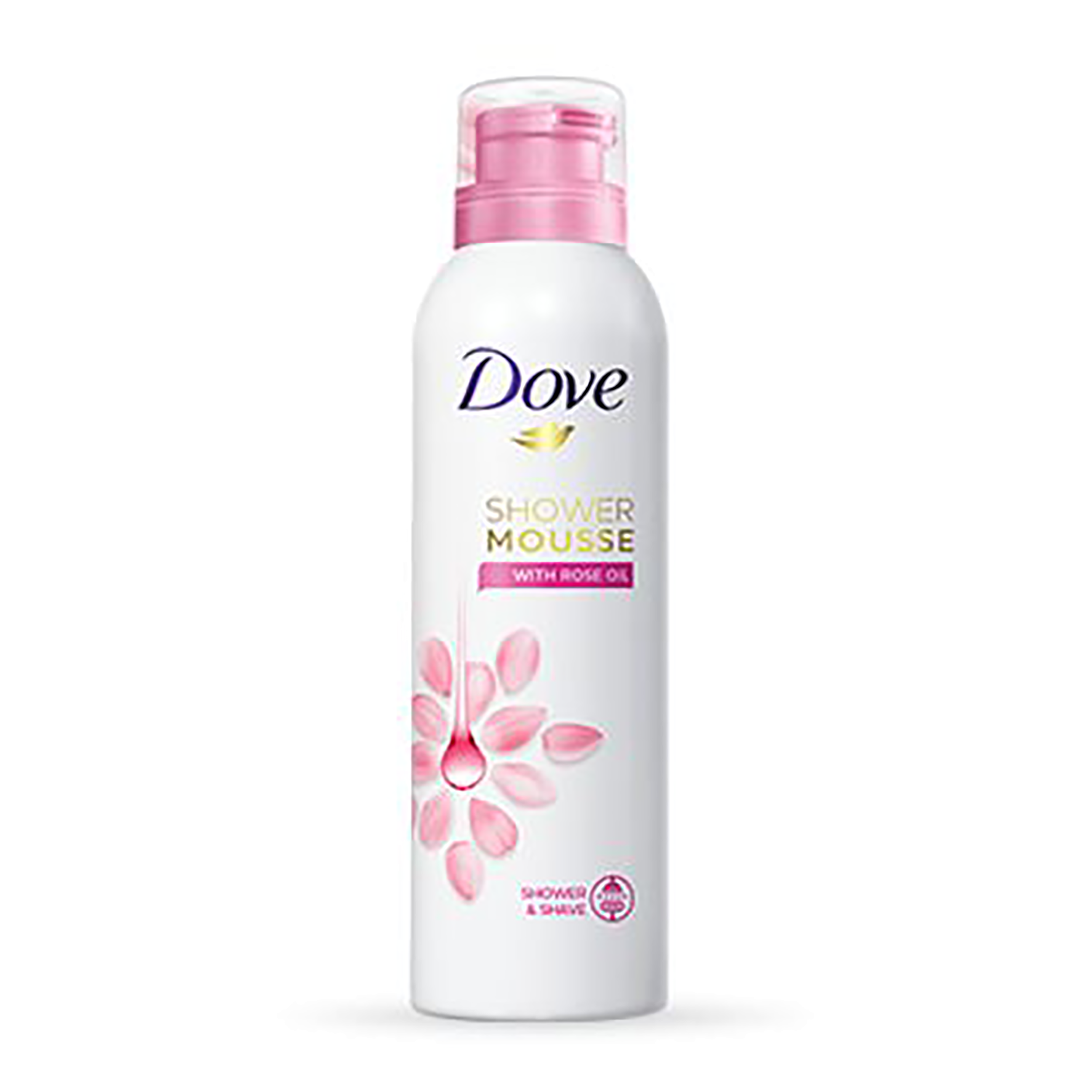 Dove DOVE Shower Mousse mus do mycia ciała Rose Oil Lupa Kosmetyczna