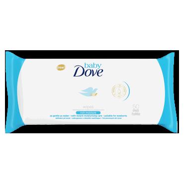 Dove -  BABY DOVE Rich Moisture hipoalergiczne chusteczki pielęgnacyjne