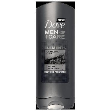Dove -  DOVE MEN+CARE Elements żel pod prysznic do mycia ciała i twarzy, węgiel i glinka
