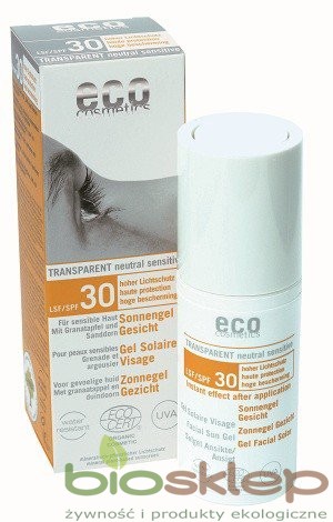 eco cosmetics -  Żel na Słońce do Twarzy SPF 30