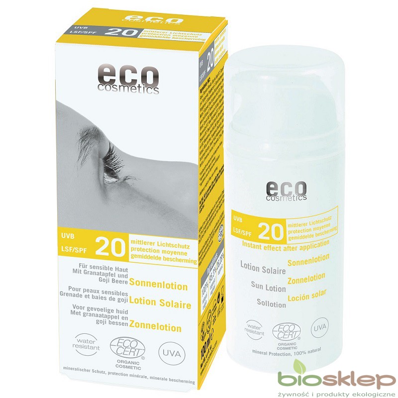 eco cosmetics -  Emulsja na Słońce faktor SPF 20