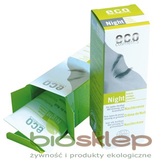 eco cosmetics -  Night - krem odżywczy do twarzy na noc 