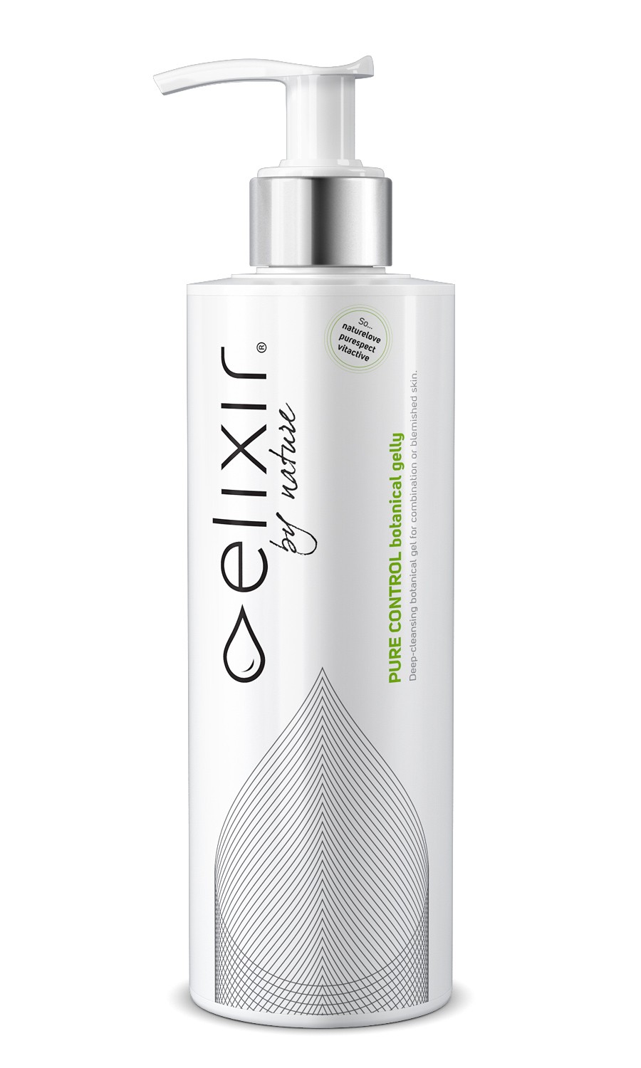 elixir by nature -  Pure Control  botanical gelly Żel myjący o działaniu głęboko oczyszczającym