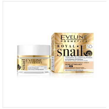 Eveline Cosmetics -  EVELINE COSMETICS ROYAL SNAIL Skoncentrowany krem aktywnie regenerujący 70+ - 50 ml 