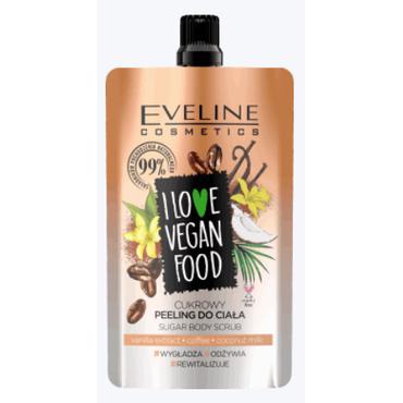 Eveline Cosmetics -  EVELINE COSMETICS I Love Vegan Food peeling do ciała cukrowy 75 ml