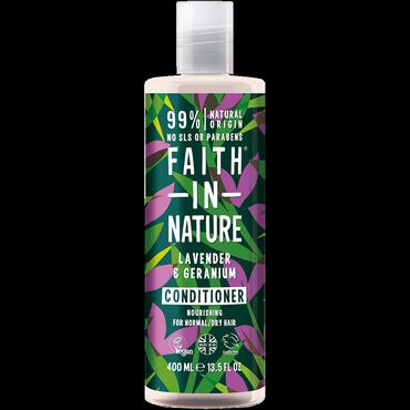 Faith in Nature -  Faith in Nature Lavender & Geranium Odżywka z organicznymi olejkami