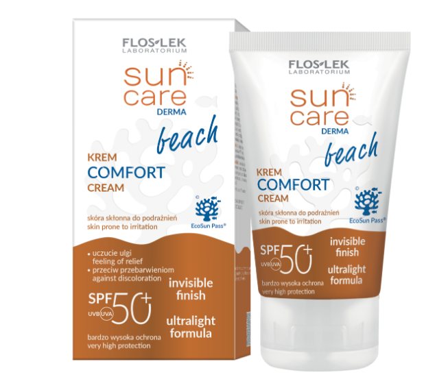 FLOSLEK -  Floslek SUN CARE Derma COMFORT KREM SPF 50+ do twarzy i ciała