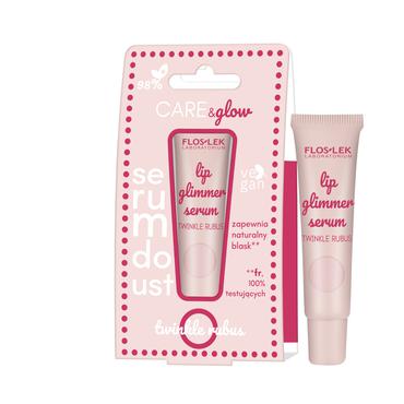 FLOSLEK -  Floslek LIP CARE Glimmer serum do ust TWINKLE RUBUS 