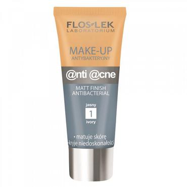 FLOSLEK -  FLOSLEK ANTI ACNE Make-up antybakteryjny jasny