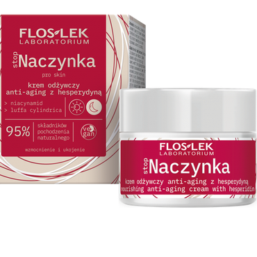 FLOSLEK -  FLOSLEK stopNACZYNKA Krem odżywczy anti-aging z hesperydyną