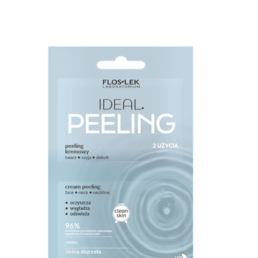 FLOSLEK -  Floslek IDEAL peeling kremowy twarz, szyja dekolt 2x4 ml