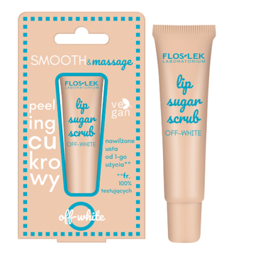 FLOSLEK -  Floslek LIP CARE Peeling cukrowy do ust OFF - WHITE