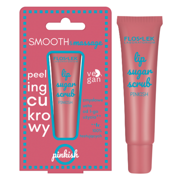 FLOSLEK -  Floslek LIP CARE Peeling cukrowy do ust PINKISH