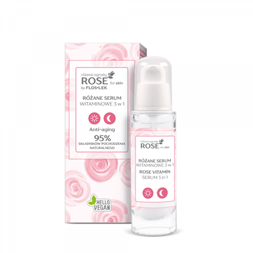 FLOSLEK -   FLOSLEK ROSE for skin Różane ogrody Różane serum witaminowe 3 w 1