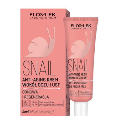 FLOSLEK -  Floslek SNAIL ANTI-AGING krem wokół oczu i ust