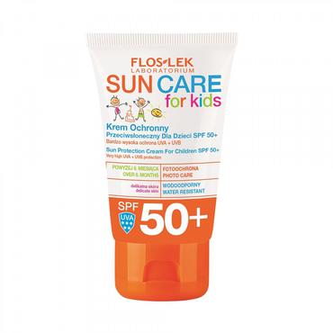 FLOSLEK -  FLOSLEK SUN CARE for kids Krem ochronny przeciwsłoneczny dla dzieci SPF 50+ FLOSLEK