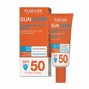 FLOSLEK -  FLOSLEK SUN CARE Krem-żel Anti-spot SPF 50