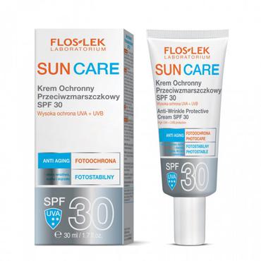 FLOSLEK -  FLOSLEK SUN CARE Krem ochronny przeciwzmarszczkowy SPF 30