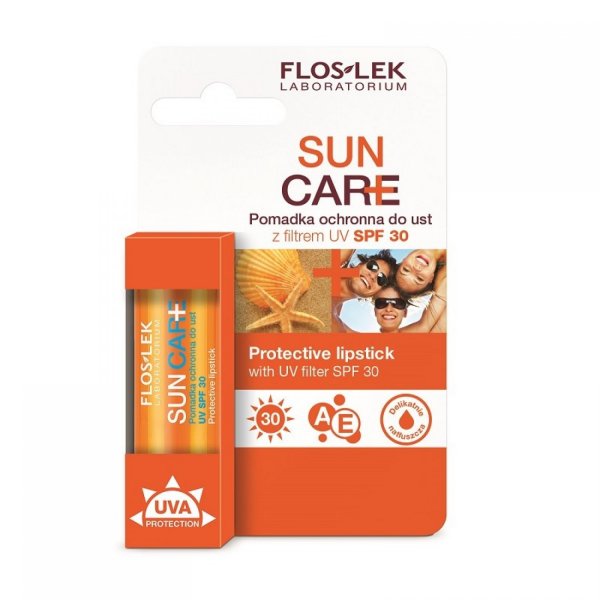 FLOSLEK -  FLOSLEK SUN CARE Pomadka ochronna SPF 30