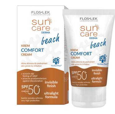 FLOSLEK -  Floslek SUN CARE Derma COMFORT KREM SPF 50+ do twarzy i ciała