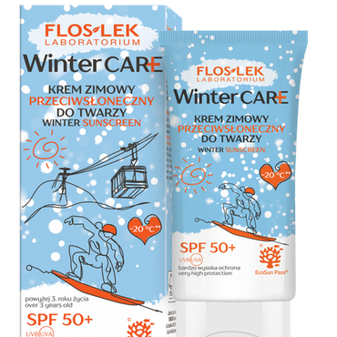 FLOSLEK -  Floslek WINTER CARE Krem zimowy przeciwsłoneczny do twarzy SPF 50+