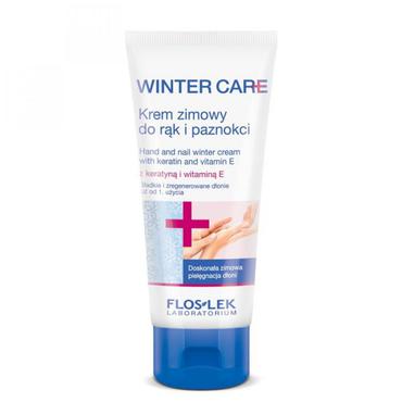 FLOSLEK -  FLOSLEK WINTER CARE Krem zimowy do rąk i paznokci z keratyną i witaminą E 100 ml