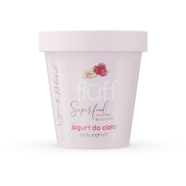 Fluff -  Fluff Balsam - jogurt do ciała - maliny z migdałami 180 ml
