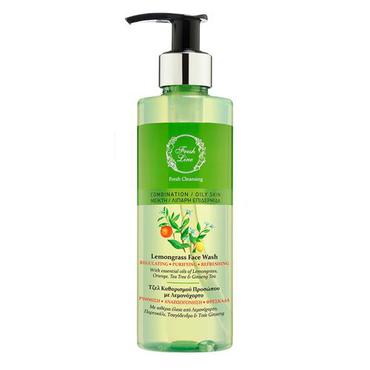 Fresh Line -  Fresh Line LEMONGRASS – Płyn do mycia twarzy do cery mieszanej/tłustej o działaniu regulującym z olejkami z drzewa herbacianego i pomarańczy