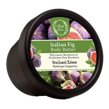 Fresh Line -  Fresh Line ITALIAN FIG – Masło do ciała o zapachu włoskiej figi wzbogacone organicznym olejkiem z orzechów makadamia