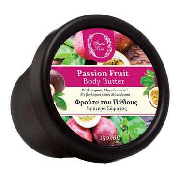 Fresh Line -  Fresh Line PASSION FRUIT- Masło do ciała o zapachu marakui wzbogacone organicznym olejkiem z orzechów makadamia