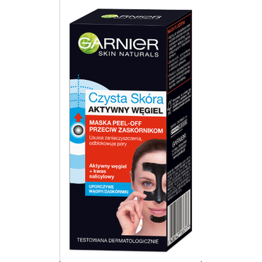Garnier -  GARNIER - CZYSTA SKÓRA - Aktywny Węgiel - Maska Peel Off przeciw zaskórnikom - 50 ml
