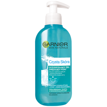 Garnier -  Garnier, Czysta Skóra, Oczyszczający żel zwężający pory