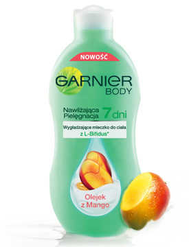 Garnier -  Skóra szorstka
Mleczko do ciała z ekstraktem z mango