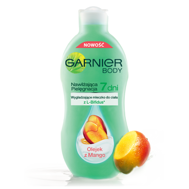 Garnier -  Skóra szorstka
Mleczko do ciała z ekstraktem z mango