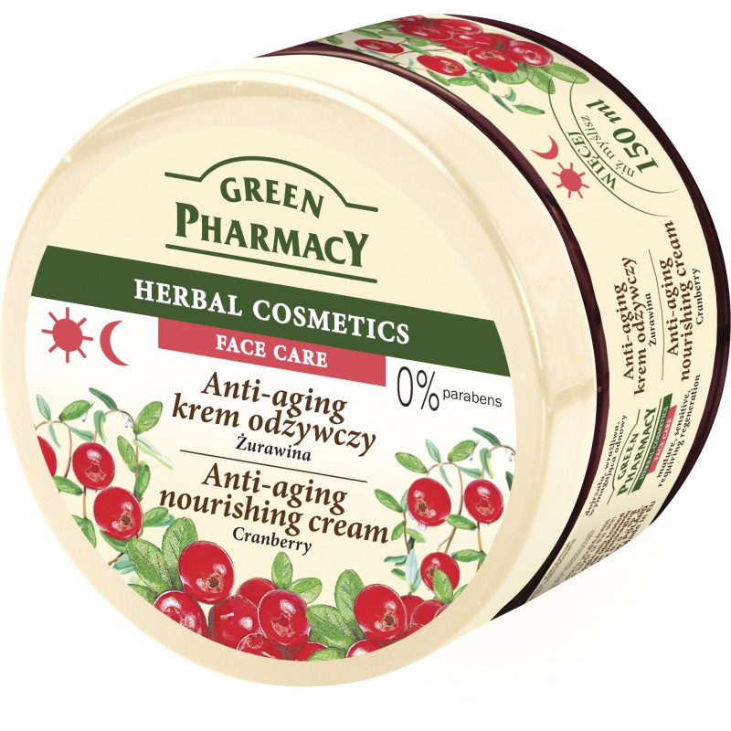 Green Pharmacy -  Anti-aging krem odżywczy Żurawina