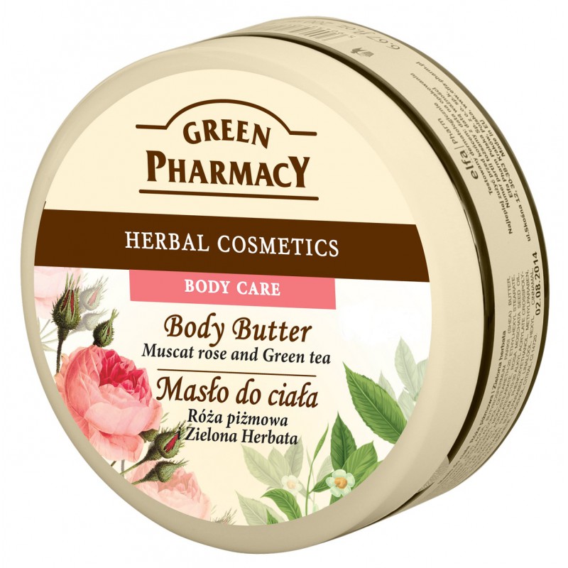 Green Pharmacy -  Masło do ciała Róża Piżmowa i Zielona Herbata