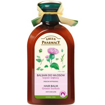 Green Pharmacy -  Green Pharmacy Balsam do włosów przeciw wypadaniu, olejek łopianowy 300ml
