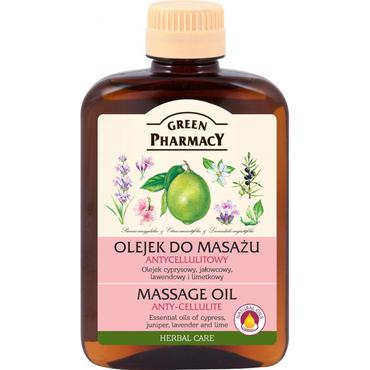 Green Pharmacy -  Green Pharmacy Olejek do masażu antycellulitowy, olejek cyprysowy, jałowcowy, lawendowy i limetkowy 200ml
