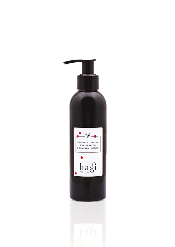 hagi cosmetics -  Naturalny balsam z ekstraktem z granatu i imbiru 