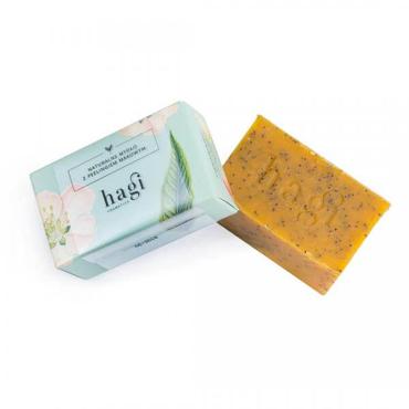 hagi cosmetics -  Naturalne mydło z olejem z rokitnika i peelingiem makowym