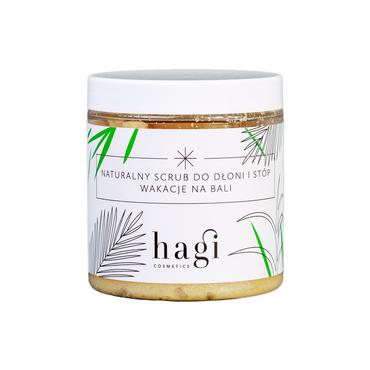 hagi cosmetics -  Hagi Naturalny scrub do dłoni i stóp z roślinną lanoliną 