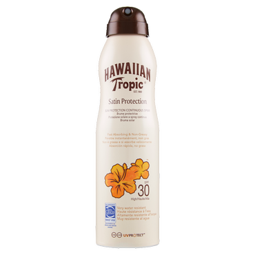Hawaiian Tropic -   Hawaiian Tropic Tropic Satin Protection balsam do opalania w sprayu SPF30, 220 ml
